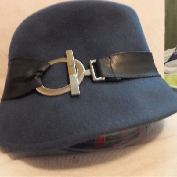 Scala Collection 100% Wool Dark Blue Hand Stitched - Picture 2 of 6